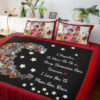 Personalised Half Moon Karwa Chauth Bedsheet Set