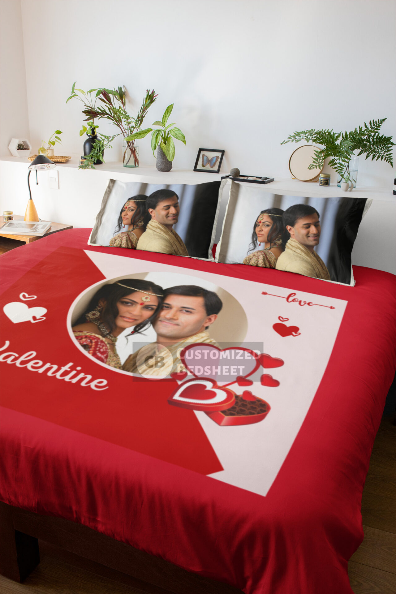 Customised Bedsheet for Couple