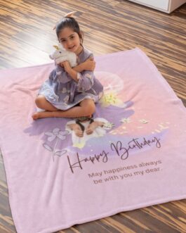 Customized Birthday Photo Blanket &ndash; Personalized Gift for Kid