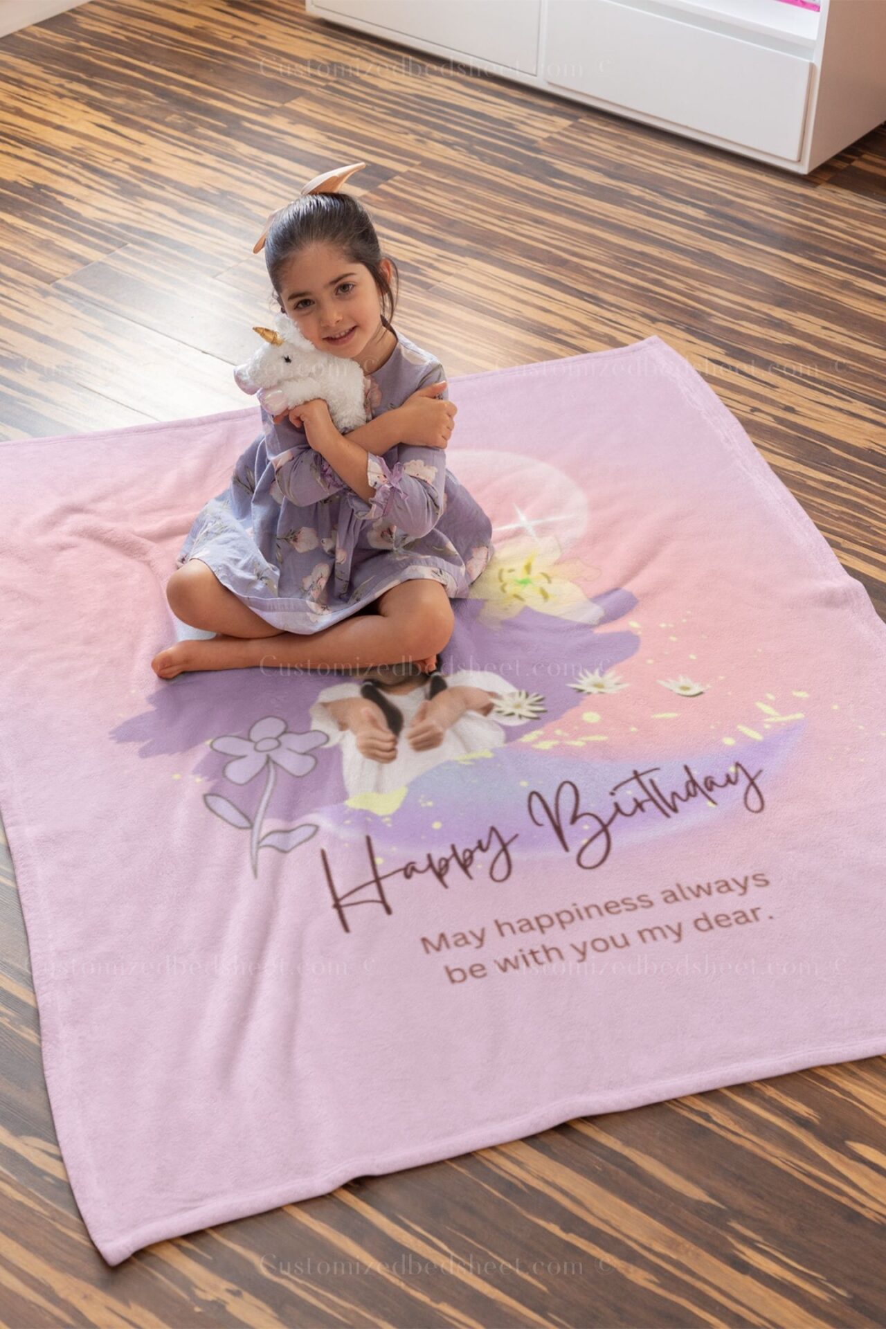 custom photo blanket gift